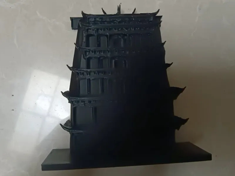莫高窟塔型缸景摆件