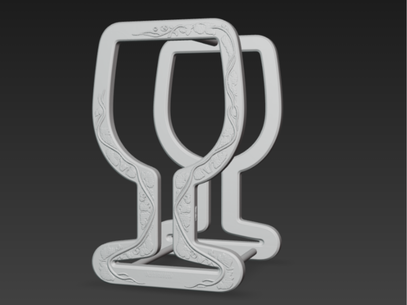 Elegant Wine Holder Modern Decorative Bottle Stand