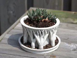 Tree support planter pot - Free 3D Print Model - MakerWorld