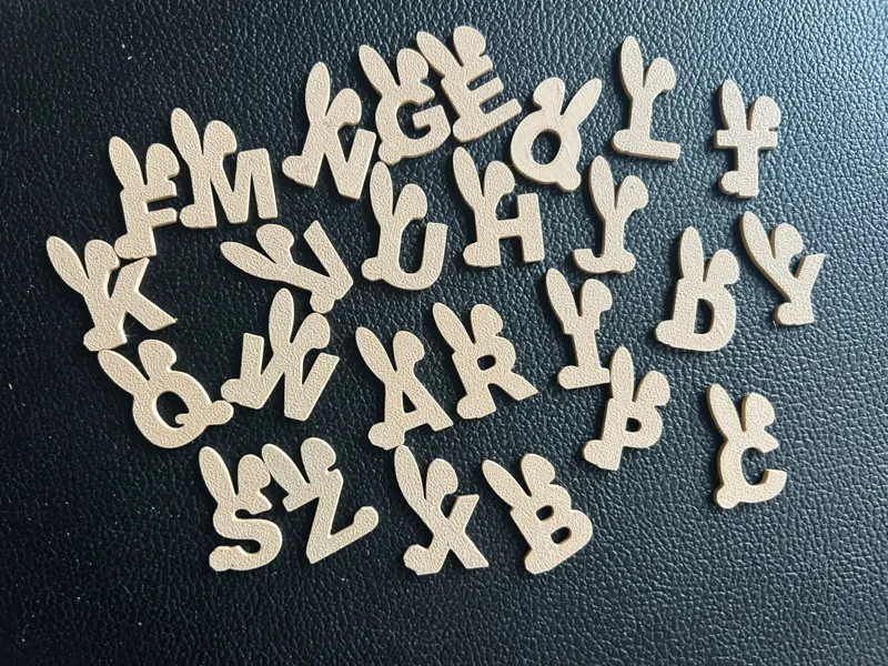 Letters Konijntjes Pasen