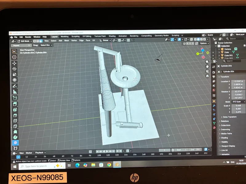 marble run test