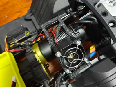 JK07PRO Brushless Motor Cooling Bracket