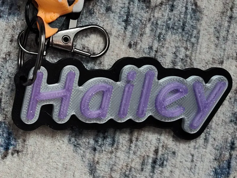 Customizable Layered Keytags