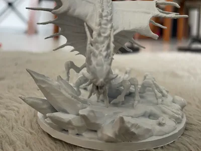 Remorhaz - Tabletop RPG Miniature (D&D)