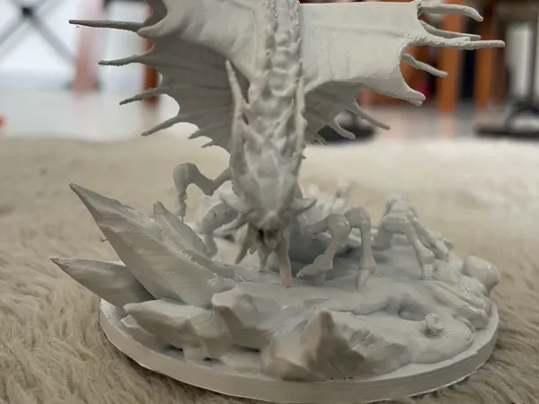 Figurine Remorhaz pour jeu de rôle