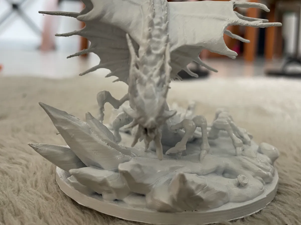 Figurine Remorhaz pour jeu de rôle