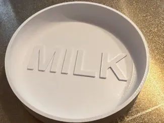 Milk Dish For Spoiled Cats