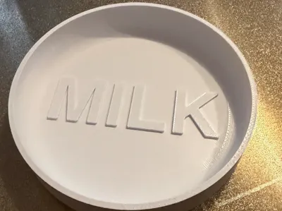 Milk Dish For Spoiled Cats