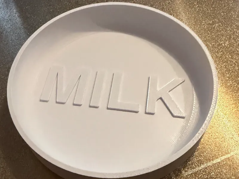 Milk Dish For Spoiled Cats