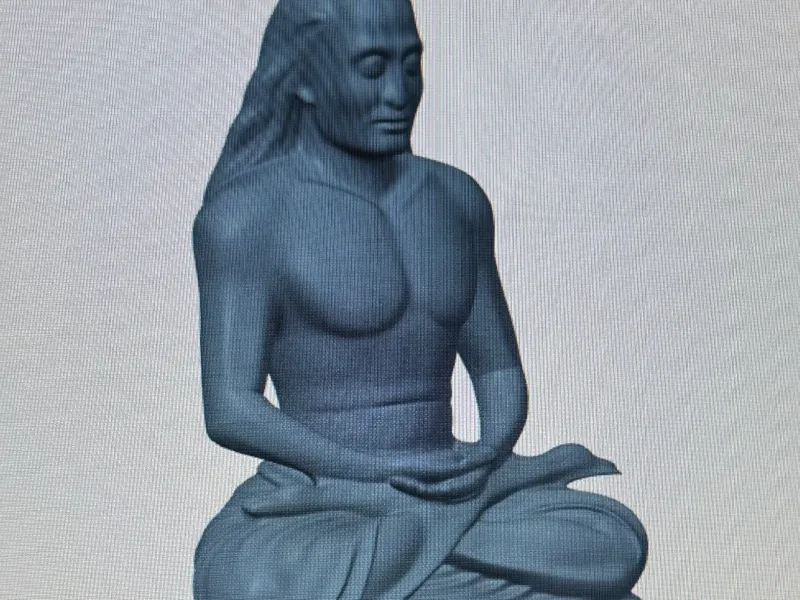 Sitzender Mann