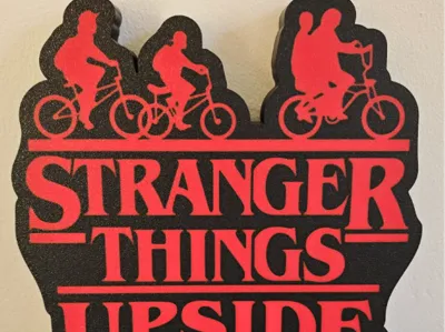 Stranger Things LED Light Box – Upside Down Lamp