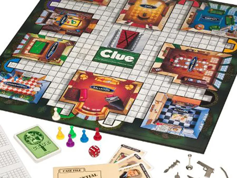 Clue game pieces