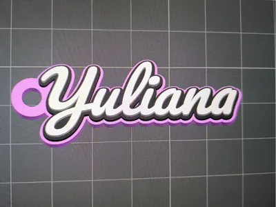 Yuliana Multicolor Keychain 