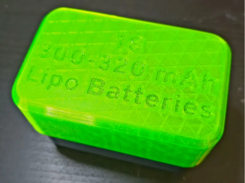 1s 300mAh-320mAh Lipo Battery Case
