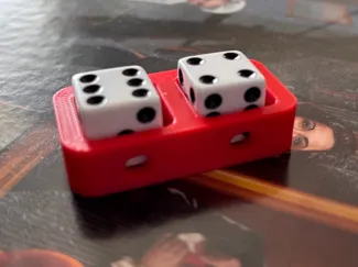 Dice stand - Two 16mm dice