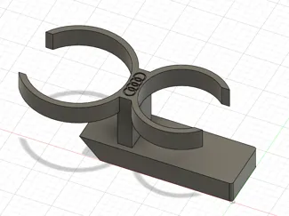 Audi A4 B7 Dual Cup Holder Rings 