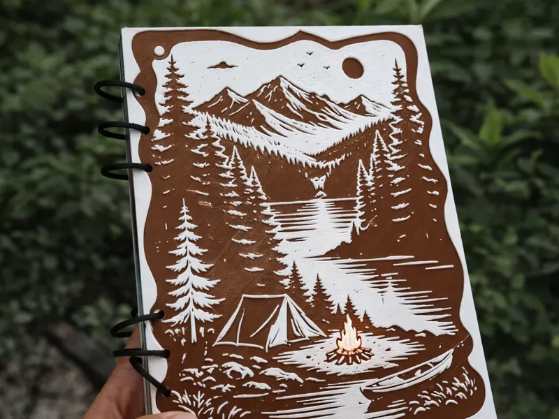 Epic Mountain Journal 3D with Rings