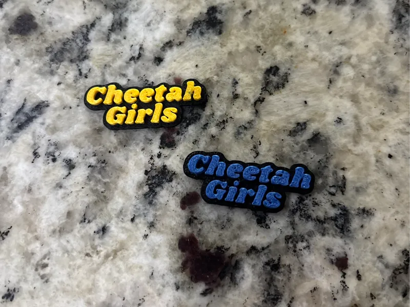 Cheetah Girl Cheer Pin