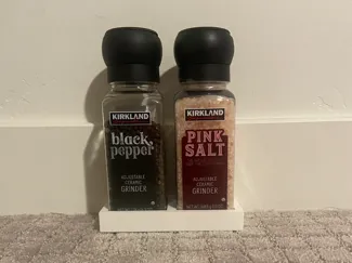 Square salt and pepper holder