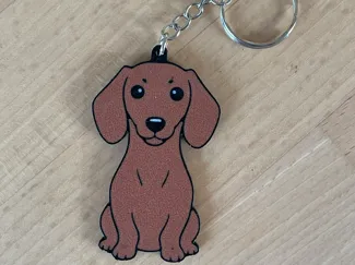 Dachshund Keychain