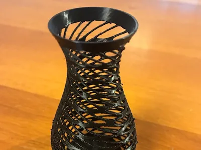 small lace-patterned flower pot