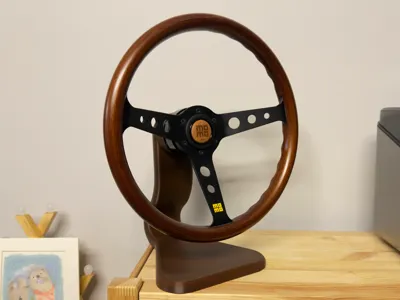 Steering Wheel Desk Stand, Rotatable