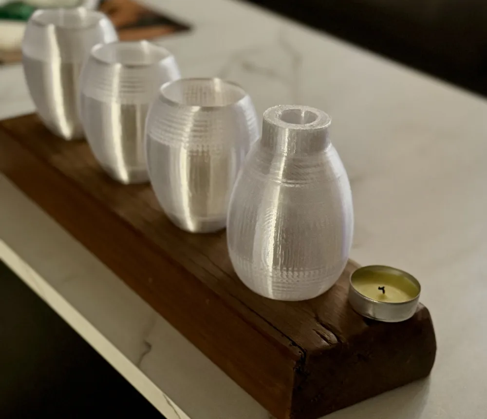 Tea Light Candle Holder ~ 2 Sizes! - Free 3D Print Model - MakerWorld