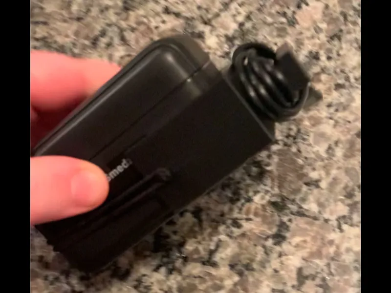 cord holder for smedz-f35 wireless mics