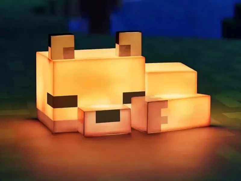 Minecraft Fox Night Light