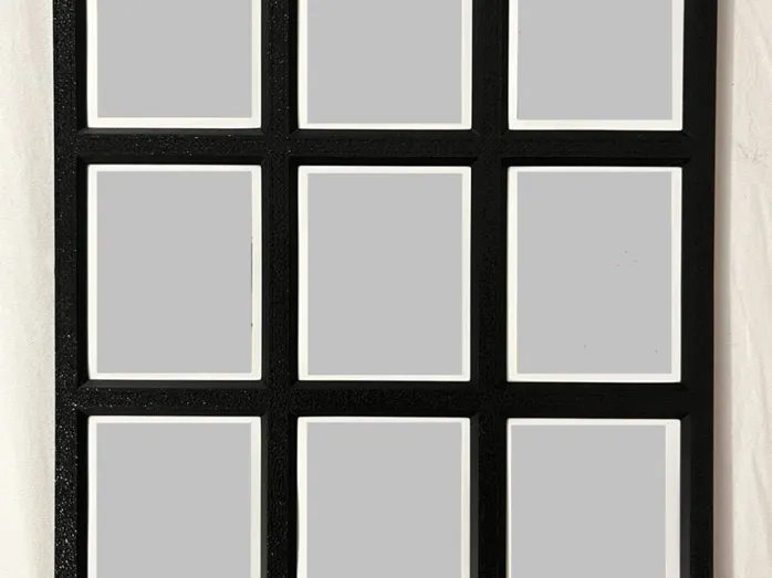 Wall frame for 9 photos. Overall size: 45 x 55 cm