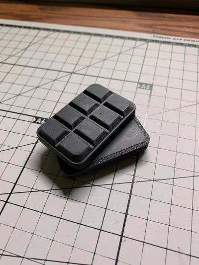 Chocolate bar fidget magnet slider