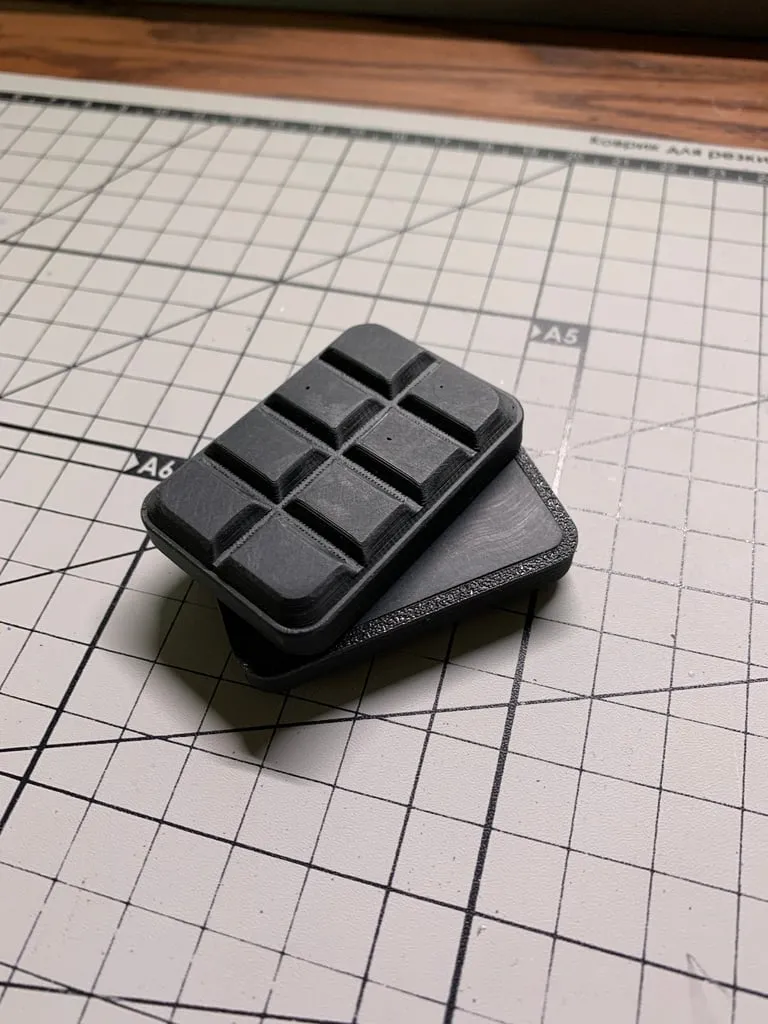 Chocolate bar fidget magnet slider