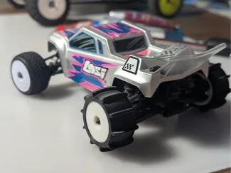 Losi Micro T paddle tire and rim