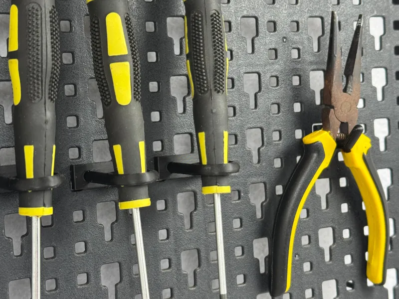 Hooks for Parkside wall tool storage board T shape