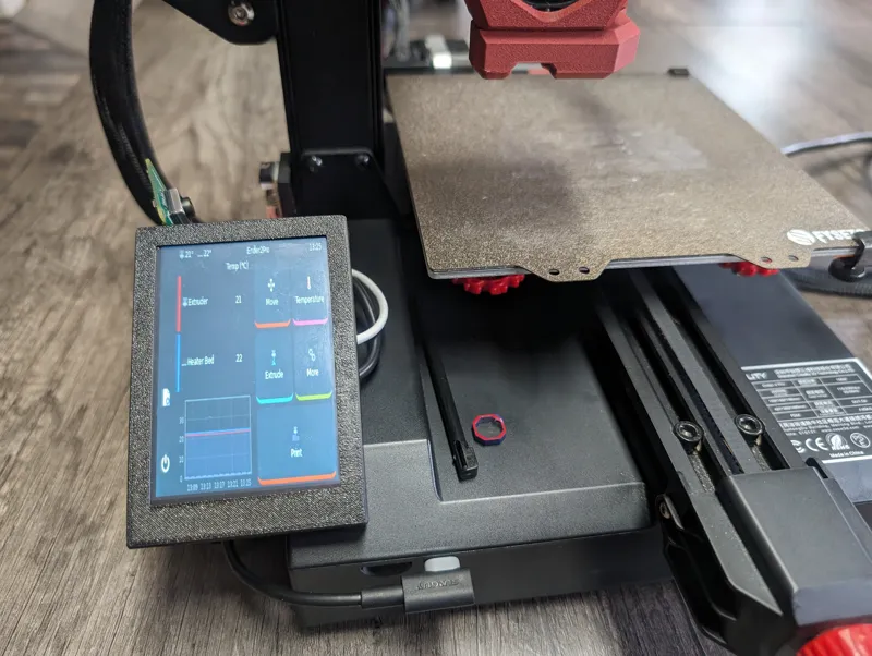 Ender 2 Pro KlipperScreen and Pi Zero Mount