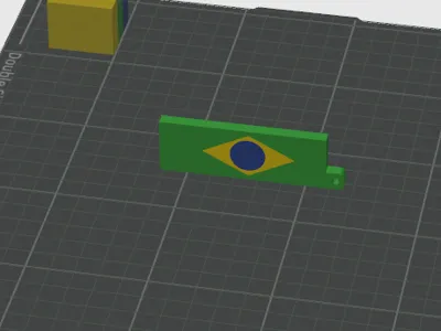 Keychain bottle and can opener from Brazil