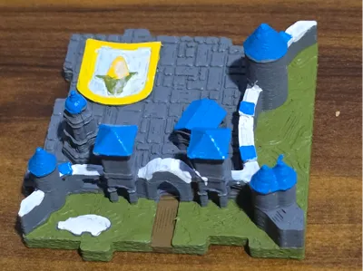 Carcassonne 3D Base Game - Hole for Magnetic tiles