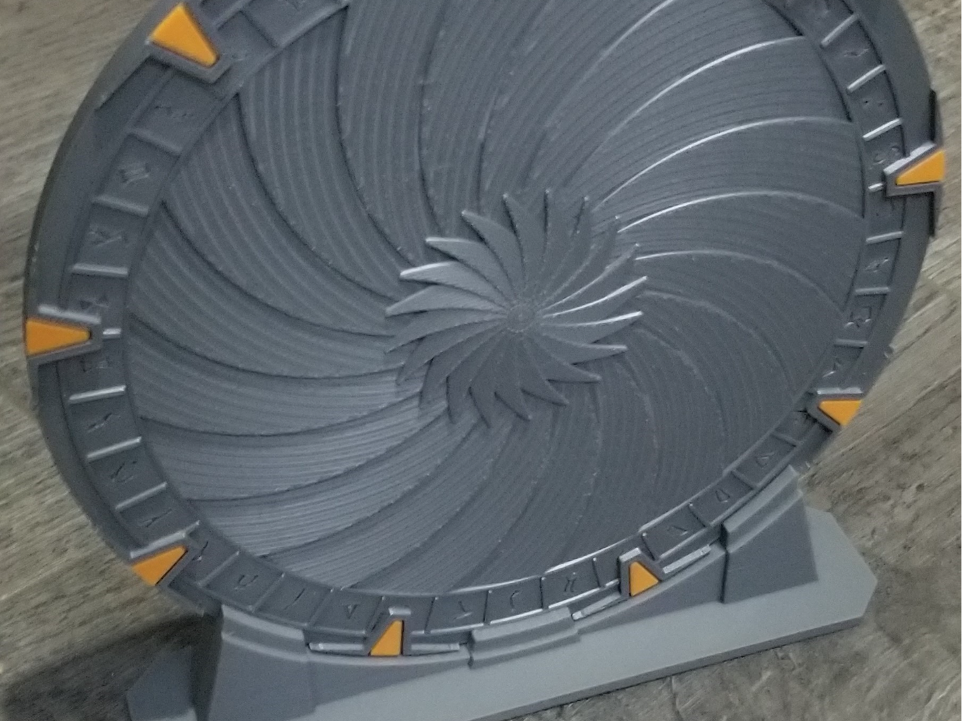 Stargate Puzzle with Iris and Stand