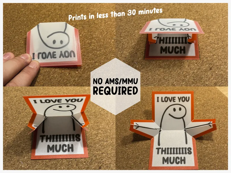 "I Love You This Much" Pop-Up Hug Card