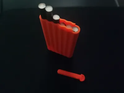 Slim Cigarette Case, Hand-Rolled Box, Ultra-thin Portable, Sliding Lid Box 6mm x 70mm