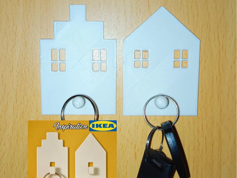 Haken / Wandhaken - Häuser / IKEA TIPPVAGN