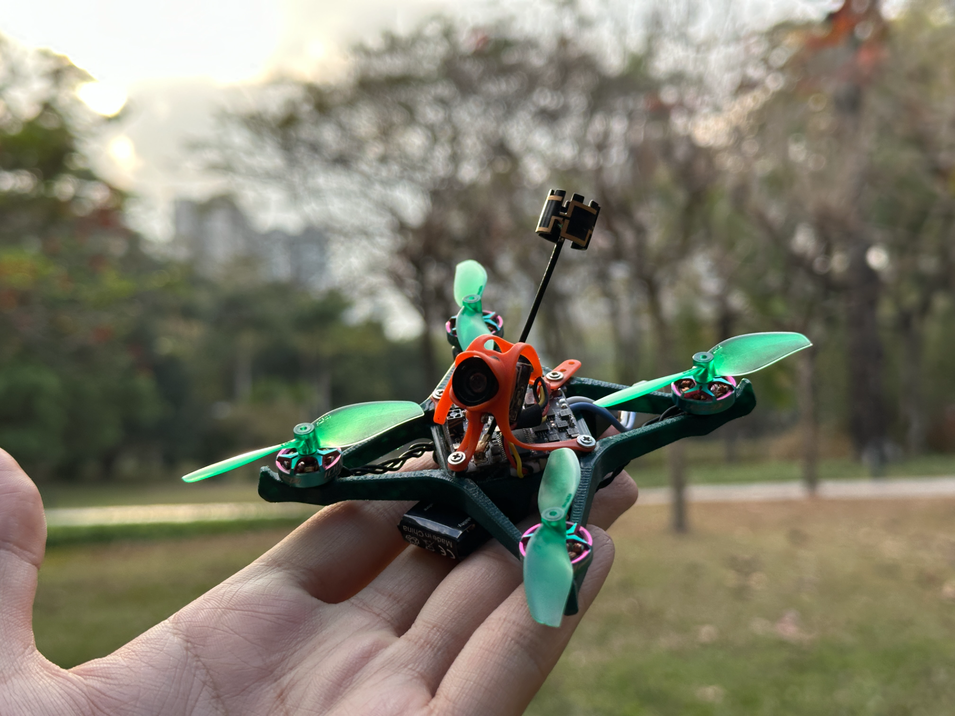 Garden Racer 一体机架 1s 两寸 巴掌穿越机