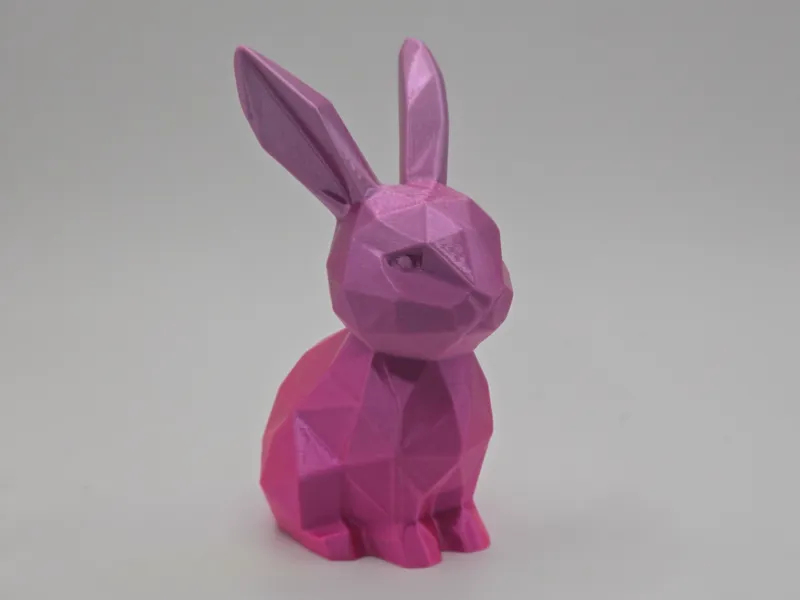 Low Poly Easter Bunny Sculpture