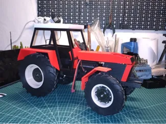 Úprava přední nápravy RC Zetor 12145