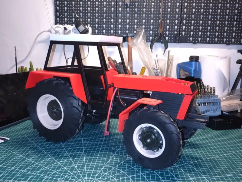 Úprava přední nápravy RC Zetor 12145