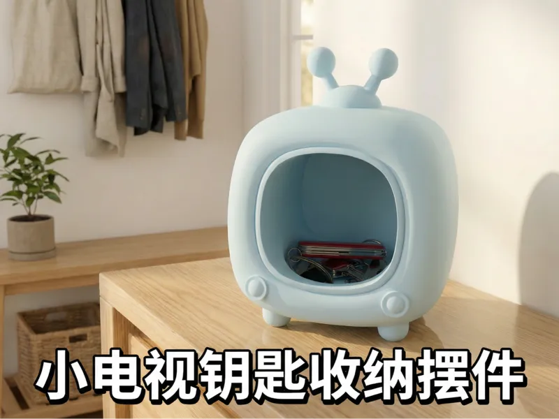 小电视钥匙收纳盒