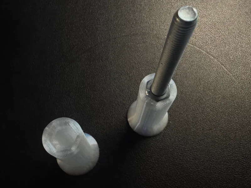 5 cm spacers for furniture (M8 thread with nut)