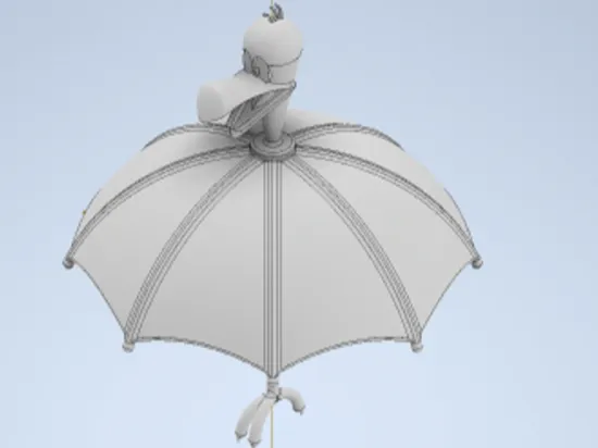 Umbrella Bird - Alice in Wonderland