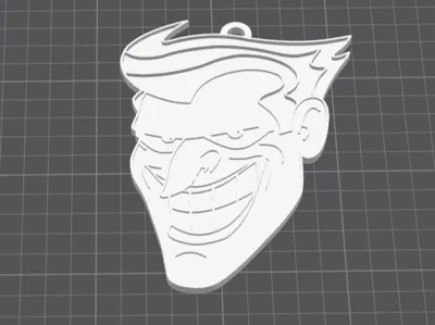 Joker design keychain (SINGLE COLOR)