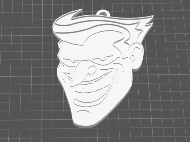 Chaveiro desenho CORINGA (SINGLE COLOR)